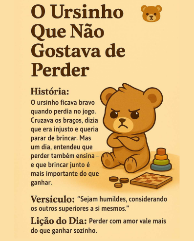 Prévia da página 4 das histórias do Parábolas Kids