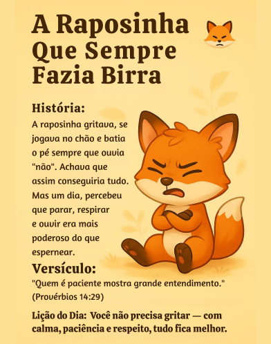Prévia da página 6 das histórias do Parábolas Kids
